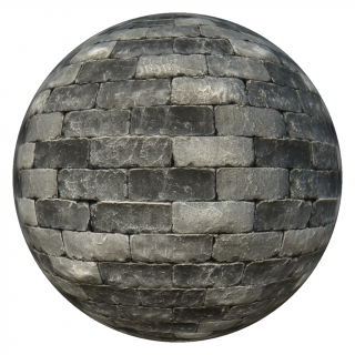 PBR texture wall stones 4K